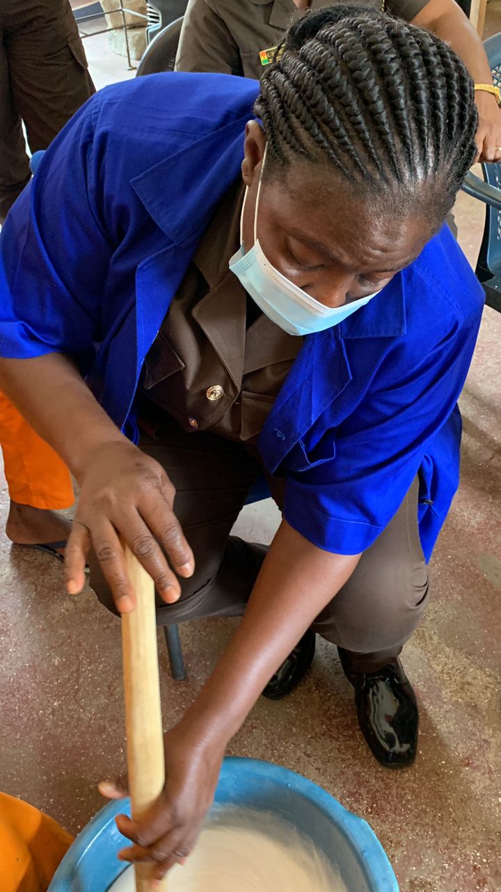 A skills session in progress